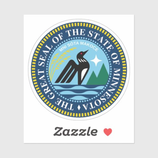 ミネソタ州の封印 シール (シート)