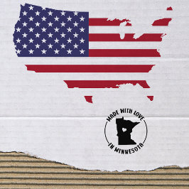 ミネソタ州の小ビジネスで愛で作られた ラバースタンプ