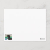 ミネソタ州の州鳥、コオリウグイからクリスマスのご挨拶 ポストカード (裏面)