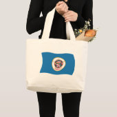 ミネソタ州の旗 トートバッグ (正面(商品))
