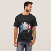 ミネソタ州の旗 1858 Tシャツ (正面フル)