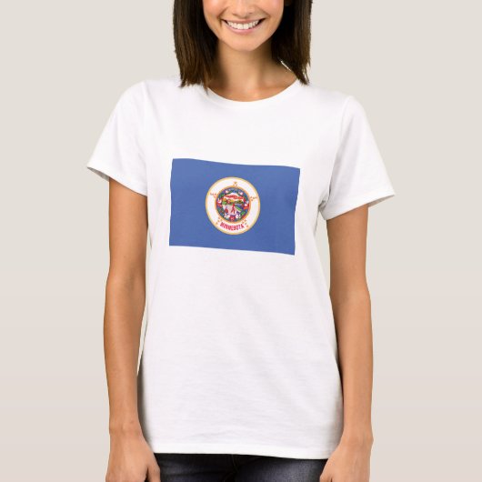 ミネソタ州の旗 Tシャツ (正面)