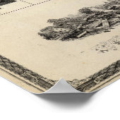 ミネソタ州の材木業者のポートレート ポスター (角)