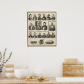 ミネソタ州の材木業者のポートレート ポスター (キッチン)