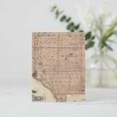 ミネソタ州アノカ郡の地図 ポストカード (スタンド正面)