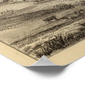 ミネソタ州イゼンウズグレンウッドの製粉所 ポスター (角)