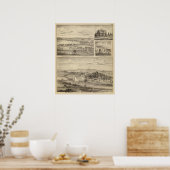 ミネソタ州イゼンウズグレンウッドの製粉所 ポスター (キッチン)