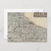 ミネソタ州ウィノナの地図 ポストカード (正面/裏面)