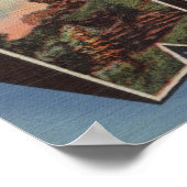 ミネソタ州ウィノーナ – ラージ・レター・シーン ポスター (角)