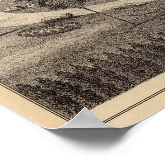 ミネソタ州エバーグリーンとギルフォードプレイス ポスター (角)