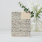 ミネソタ州カーバー郡の地図 ポストカード (スタンド正面)