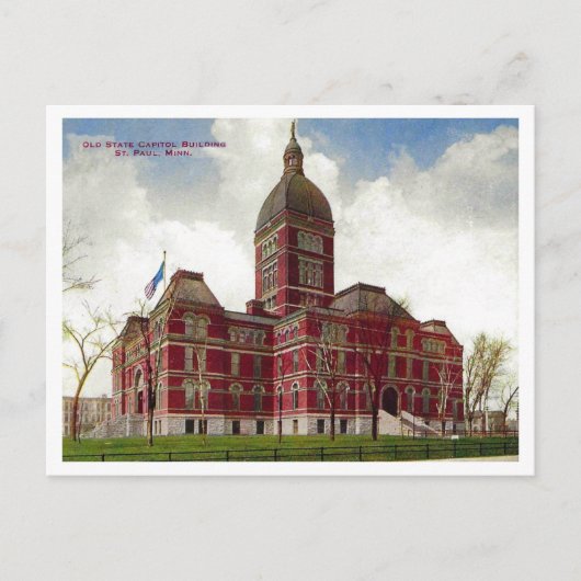 ミネソタ州キャピトルヴィンテージ1911 ポストカード (正面)