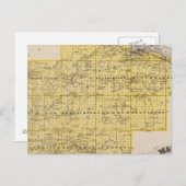 ミネソタ州グッドフエ郡の地図 ポストカード (正面/裏面)