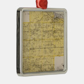ミネソタ州グッドフー郡地図 メタルオーナメント (右)