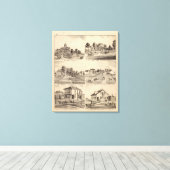 ミネソタ州コートハウスオブスティルウォーター キャンバスプリント (インサイチュ (ウッドフロア))