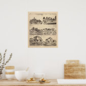 ミネソタ州コートハウスオブスティルウォーター ポスター (キッチン)