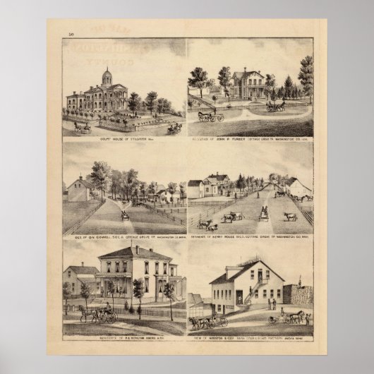 ミネソタ州コートハウスオブスティルウォーター ポスター (正面)