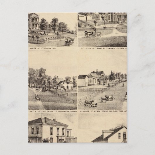 ミネソタ州コートハウスオブスティルウォーター ポストカード (正面)