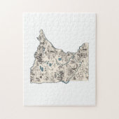 ミネソタ州シェイプミネソタンヴィンテージ写真図 ジグソーパズル (縦)