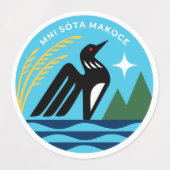 ミネソタ州シールアンドレトイレデュノールンデル ラベル (デザイン2)