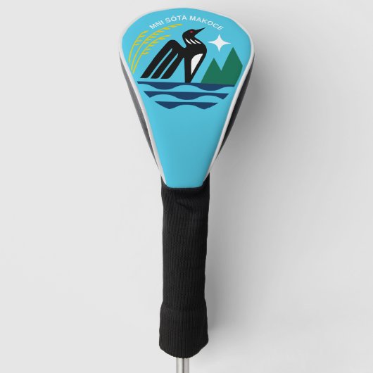 ミネソタ州シール国旗 ゴルフヘッドカバー (正面)