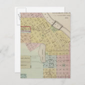 ミネソタ州セントクラウドの地図 ポストカード (正面/裏面)