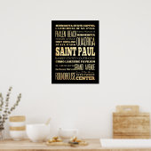 ミネソタ州セントポールの観光スポットと名所 ポスター (キッチン)