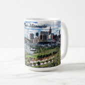 ミネソタ州セントポールの風景 コーヒーマグカップ (正面右)
