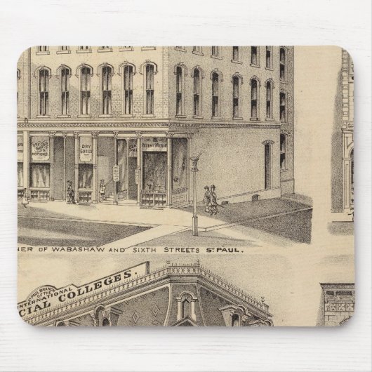 ミネソタ州セントポールビジネスカレッジ マウスパッド (正面)