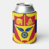 ミネソタ州セントポール州旗クーラーボックス 缶クーラー (缶裏面)