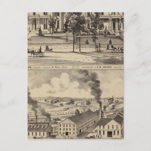 ミネソタ州セント・ポール・ハーベスター工場 ポストカード (正面)