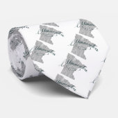 ミネソタ州タイポグラフィ ネクタイ (ロール)