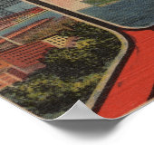 ミネソタ州ダルス – 大きな文字シーン ポスター (角)