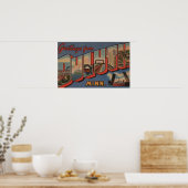 ミネソタ州ダルス – 大きな文字シーン ポスター (キッチン)