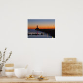 ミネソタ州ダルースにある北ピア灯台 ポスター (キッチン)