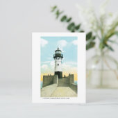 ミネソタ州ダルースのライトハウス、ハーバーエントランス ポストカード (スタンド正面)