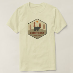 ミネソタ州チッペワ国有林の熊 Tシャツ