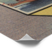 ミネソタ州デトロイト湖 – ラージレターシーン ポスター (角)