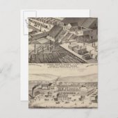 ミネソタ州ハーシーの北西部製粉所 ポストカード (正面/裏面)