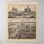 ミネソタ州ファリボー・ウィリス・ホール、シャトゥック・スクール ポスター (正面)