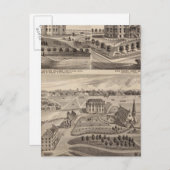 ミネソタ州ファリボー・ウィリス・ホール、シャトゥック・スクール ポストカード (正面/裏面)