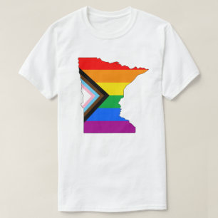 ミネソタ州プライド LGBTQ プログレスプライド Tシャツ
