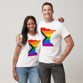 ミネソタ州プライド LGBTQ プログレスプライド Tシャツ (ユニセックス)