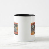 ミネソタ州ベミジ – 大きな文字のシーン マグカップ (中央)