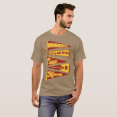ミネソタ州ペナント Tシャツ (正面フル)