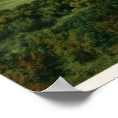 ミネソタ州ペピン湖で列車ヴィンテージ ポスター (角)