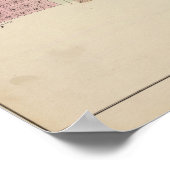 ミネソタ州マンカトの地図 ポスター (角)