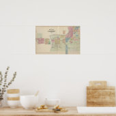 ミネソタ州マンカトの地図 ポスター (キッチン)