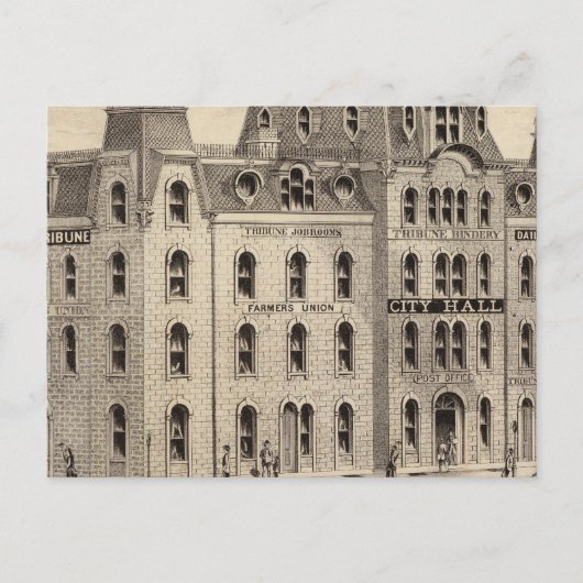 ミネソタ州ミネアポリス市役所 ポストカード (正面)