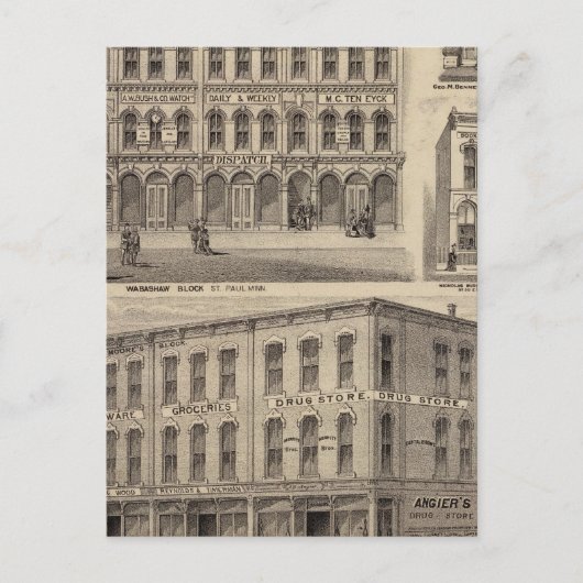 ミネソタ州ムーアとワバシャウの見解 ポストカード (正面)